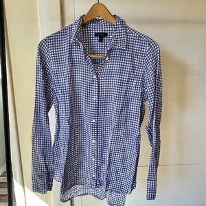 J.Crew Gingham Button Up